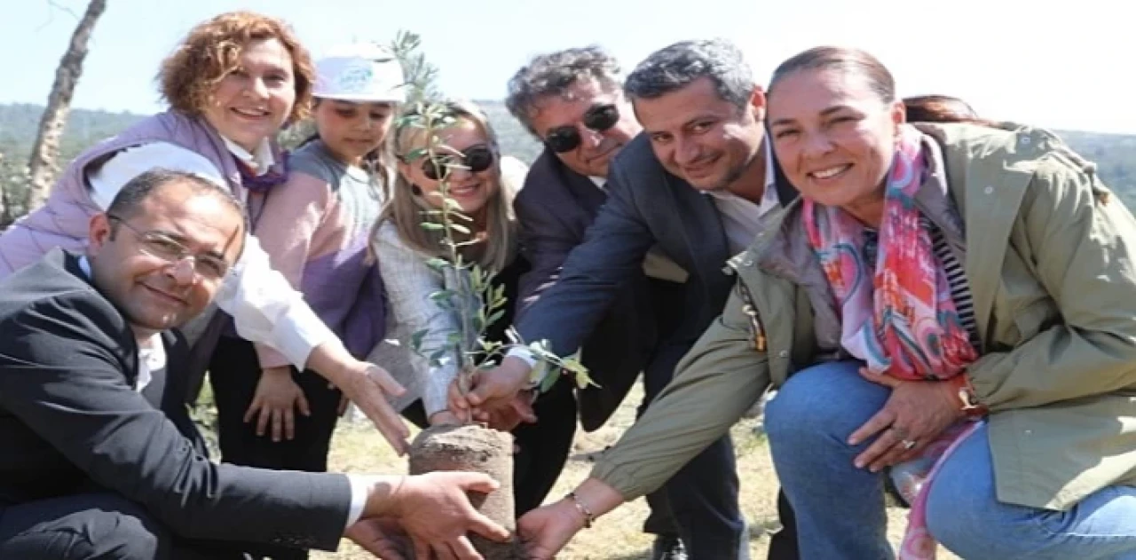 Bodrum Belediyesi, “21-26 Mart Orman Haftası” kapsamında öğrencilerin katılımıyla Fidan Dikim Etkinliği düzenledi