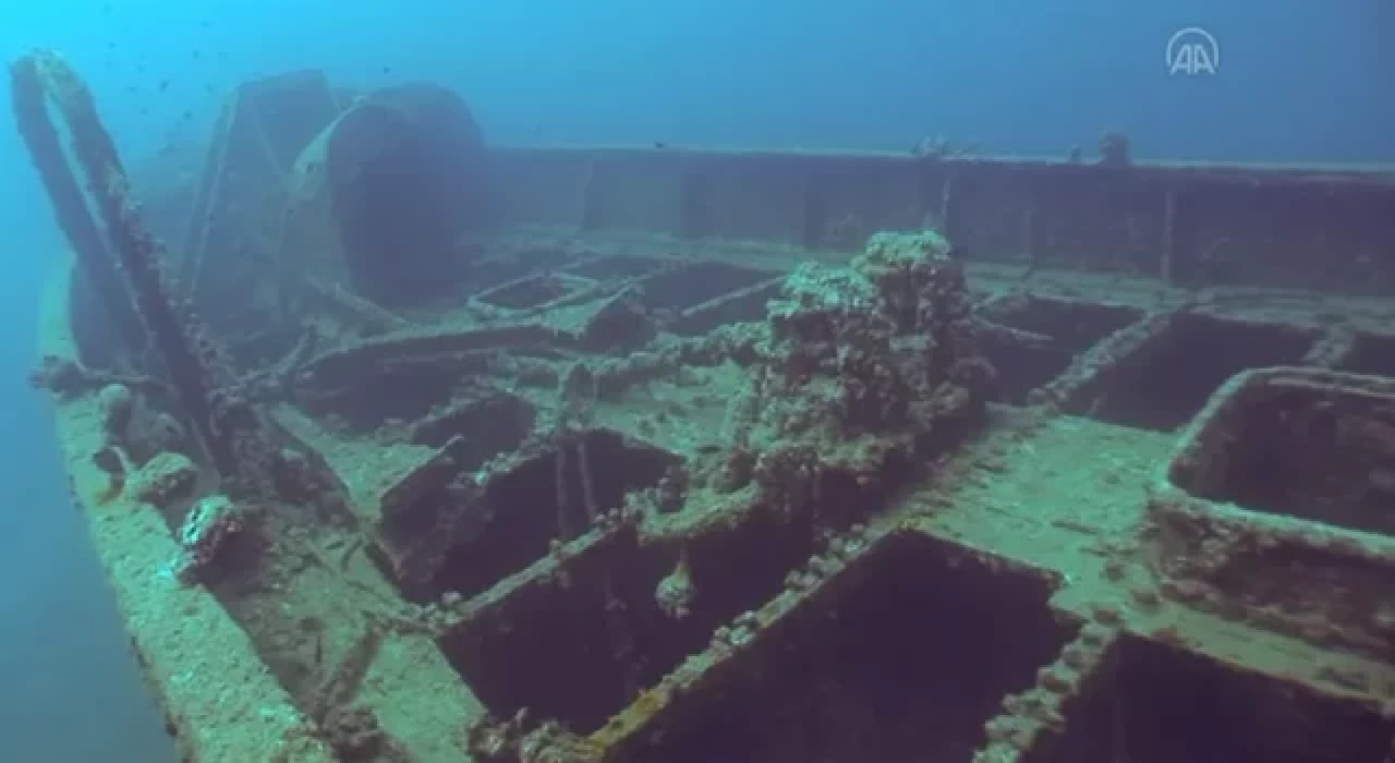 Çanakkale Savaşı'nın batık gemileri görüntülendi