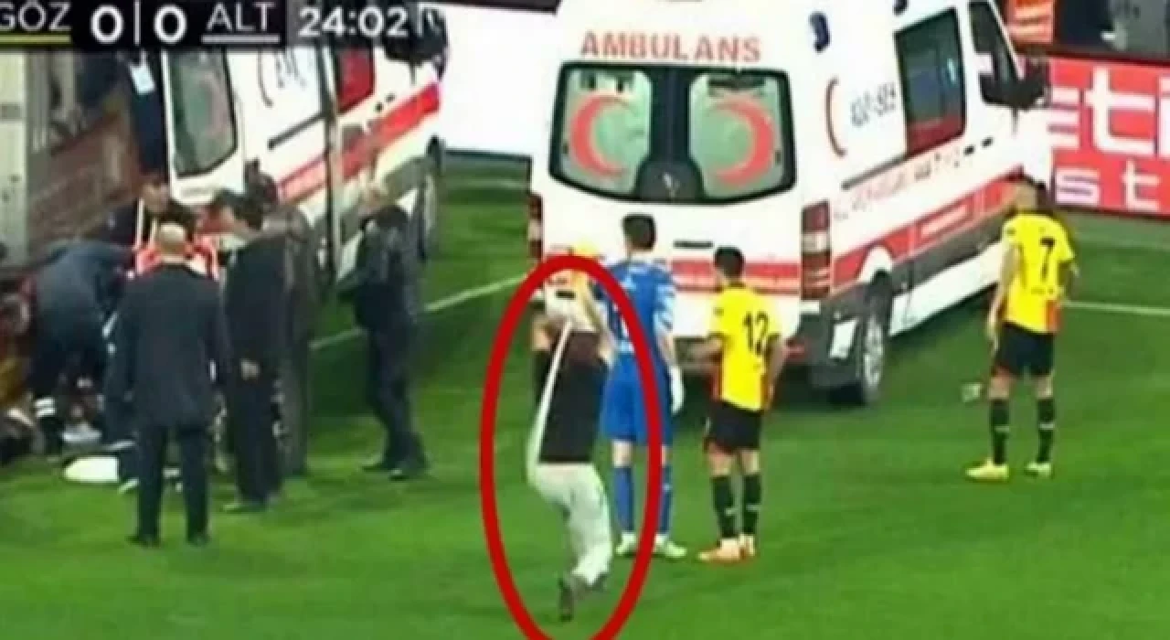 Derbide Altay kalecisine direkle vuran sanık: Öfkeyle anlamsız bir olaya imza attım