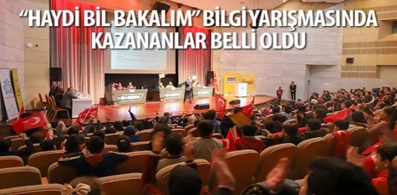 “Haydi Bil Bakalım” Bilgi Yarışmasında Kazananlar Belli Oldu