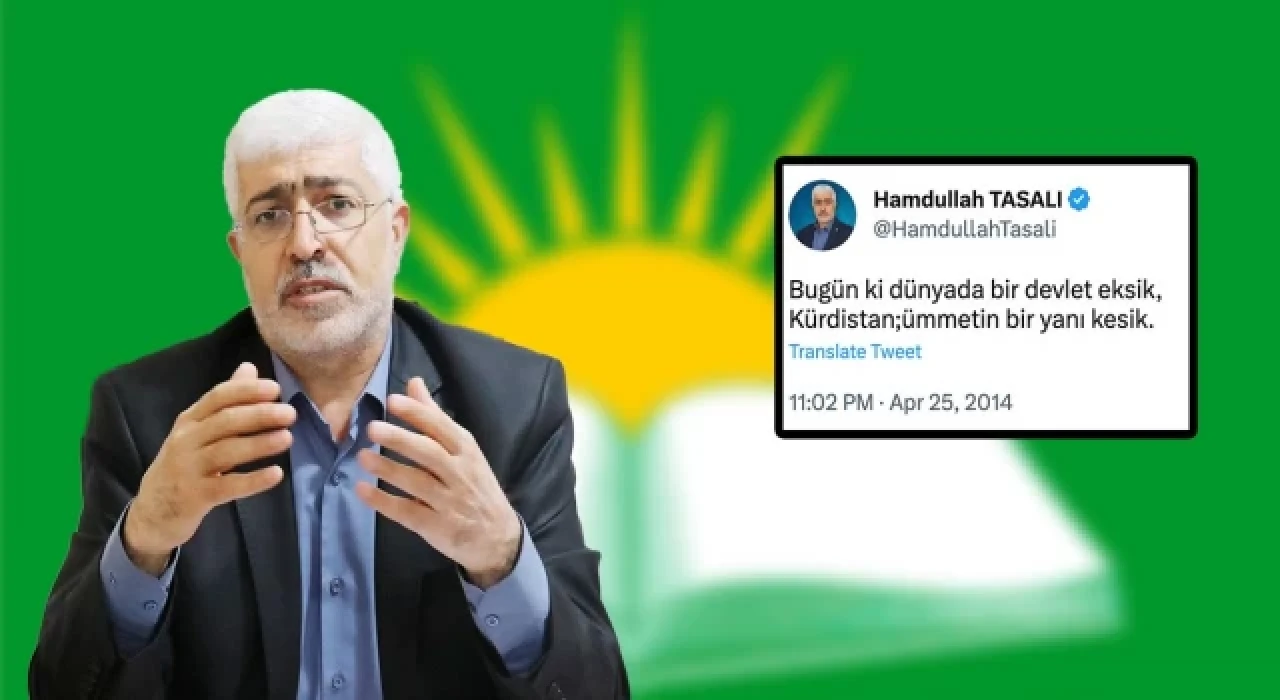 HÜDA PAR'lı Hamdullah Tasalı'nın "Kürdistan" paylaşımı gündem oldu