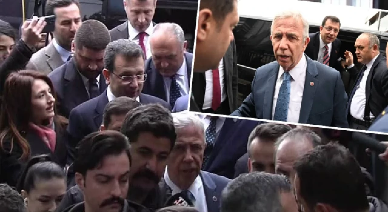 İmamoğlu ve Yavaş, İYİ Parti binasına geldiler!