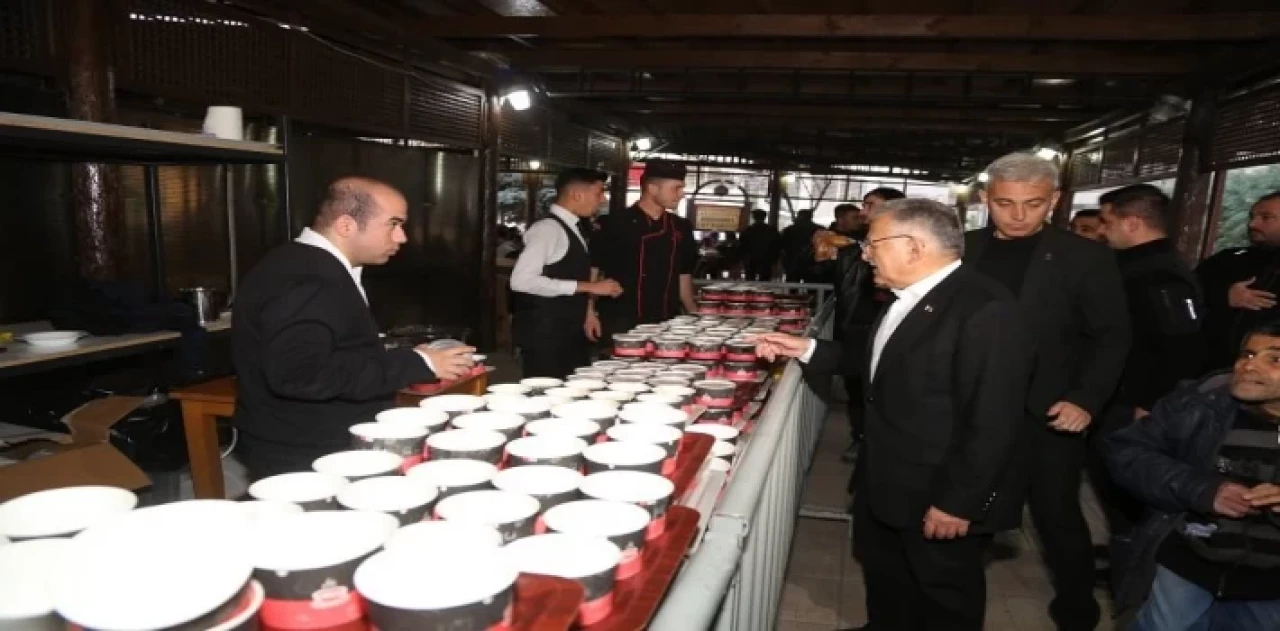 Kayseri’de ’Muhabbet’ dolu iftar keyfi