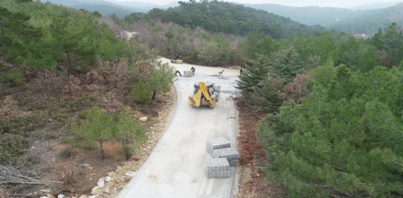 Kazdağları’nda yol sorunu bitiyor