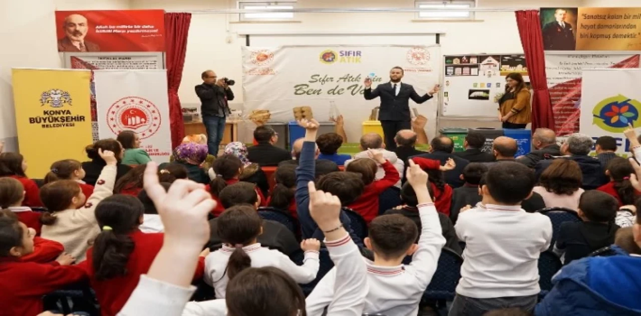 Konya’da öğrencilere ’sıfır atık’ eğitimi