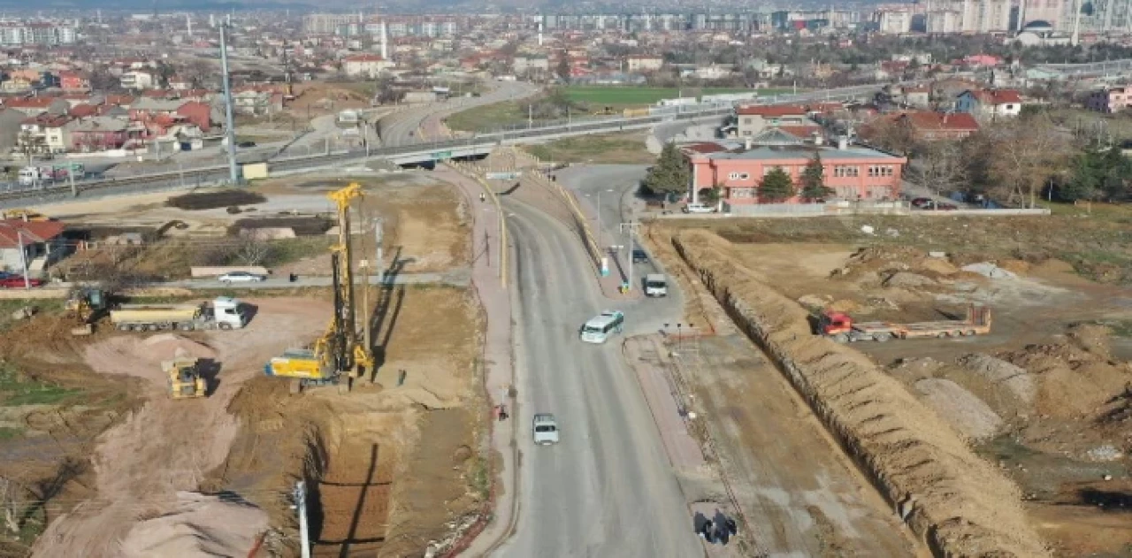 Konya’da Taşköprü altgeçidinde düzenleme çalışmaları