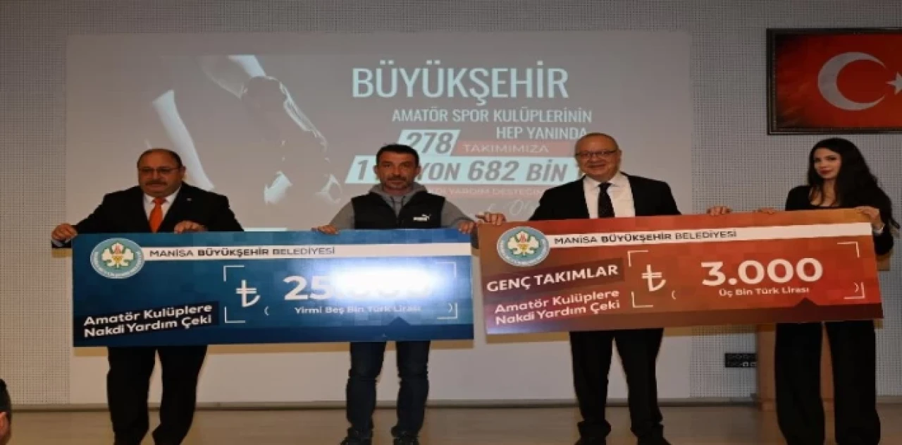 Manisa’da amatörler ’çek’lendi! 278 kulübe 1,6 milyon TL’lik nakdi destek