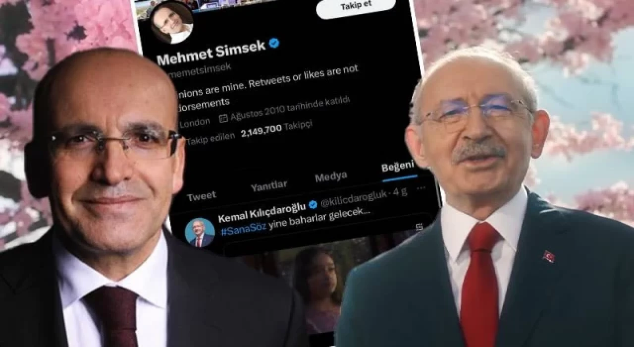 Mehmet Şimşek, Kemal Kılıçdaroğlu’nun seçim reklamını önce beğendi; sonra yanlışlıkla oldu dedi