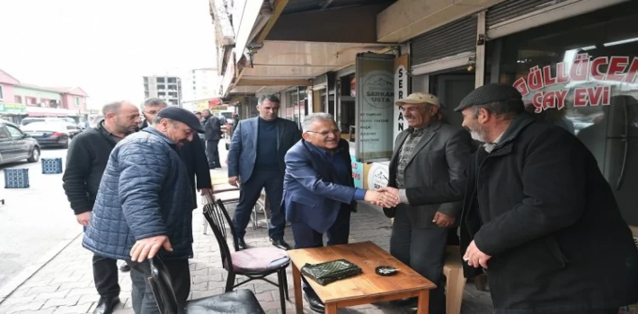 Memduh Büyükkılıç’tan garaj esnafına ziyaret