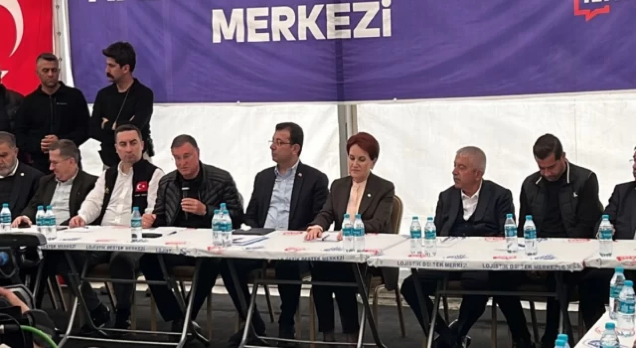 Meral Akşener ve Ekrem İmamoğlu Hatay'da