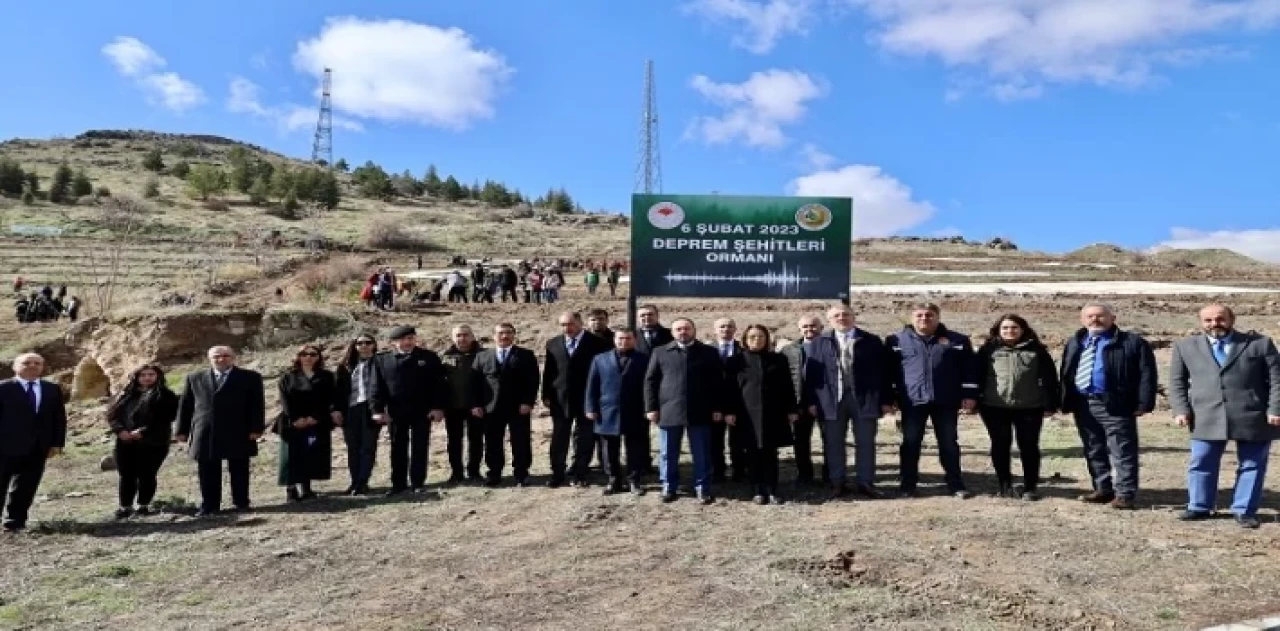 Nevşehir’de deprem şehitlerine hatıra ormanı