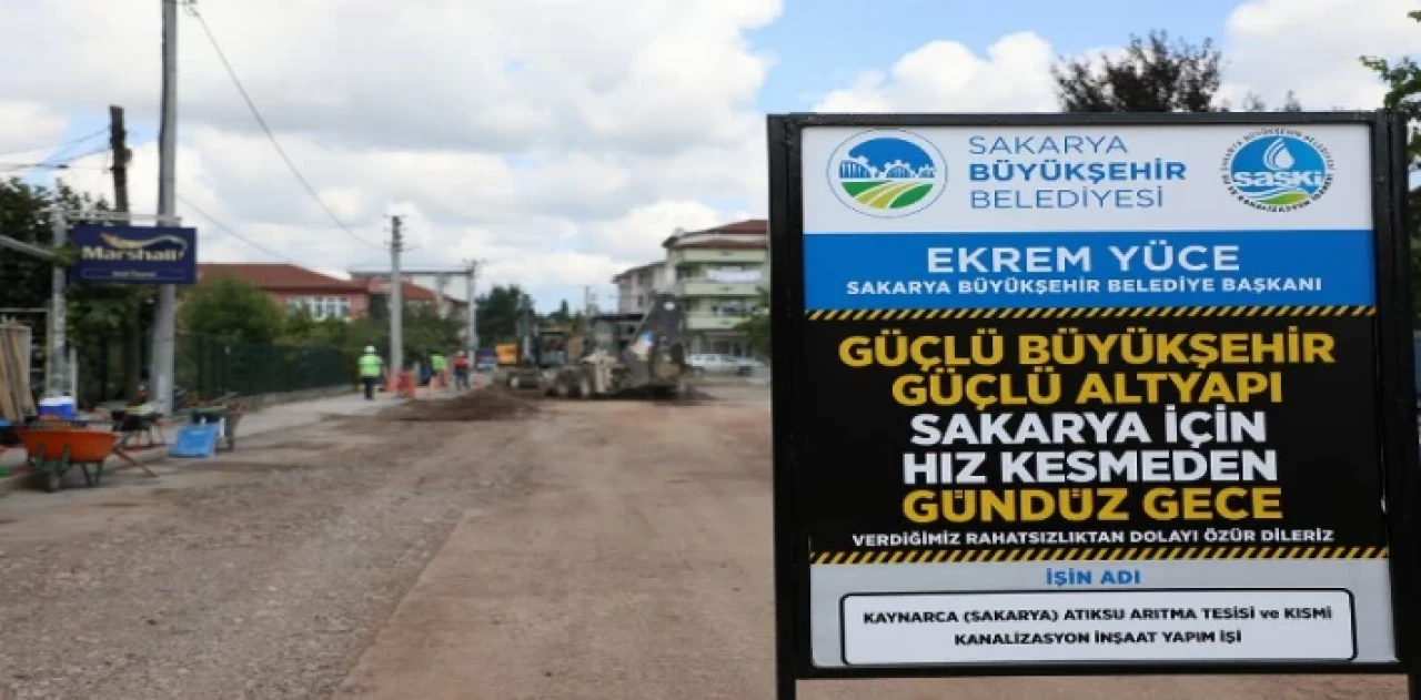 Sakarya’da 50 bin metrelik hat çalışması sürüyor