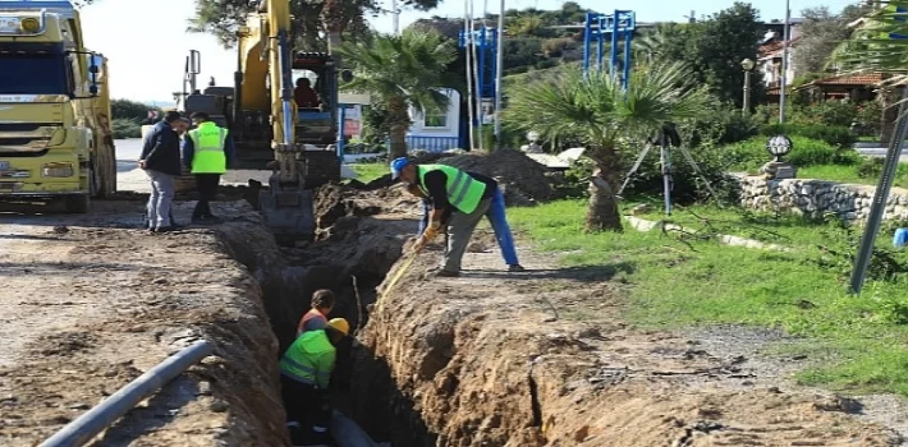 Türkevleri, Bozalan ve Çökertme İçme Suyu projesinin 28 Bin Metresi Tamamlandı