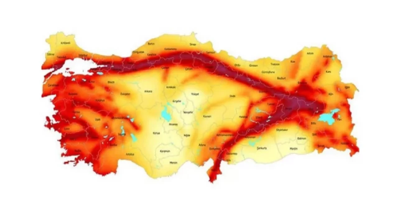 Türkiye'de deprem riski olmayan iller belli oldu