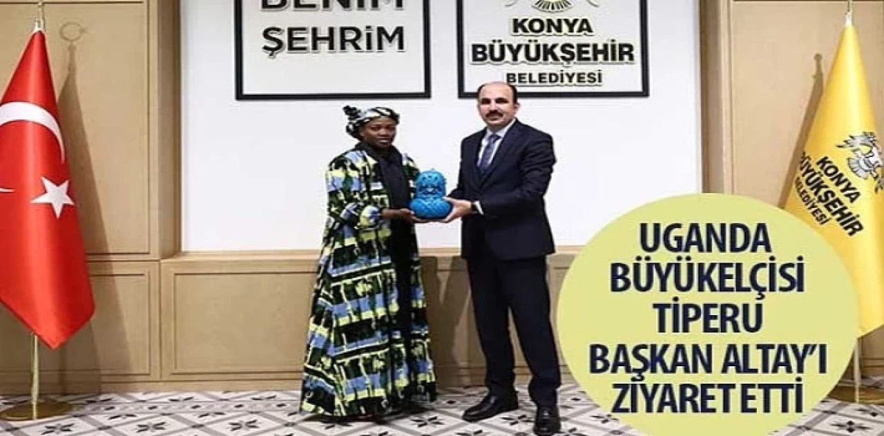 Uganda Büyükelçisi Tiperu Başkan Altay’ı Ziyaret Etti