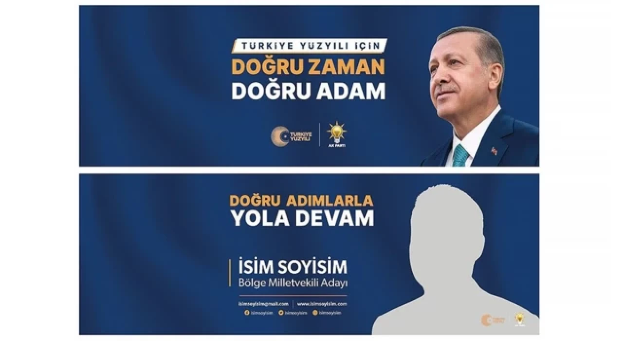 AK Parti seçim kampanyasında kullanacağı tasarımları belirledi