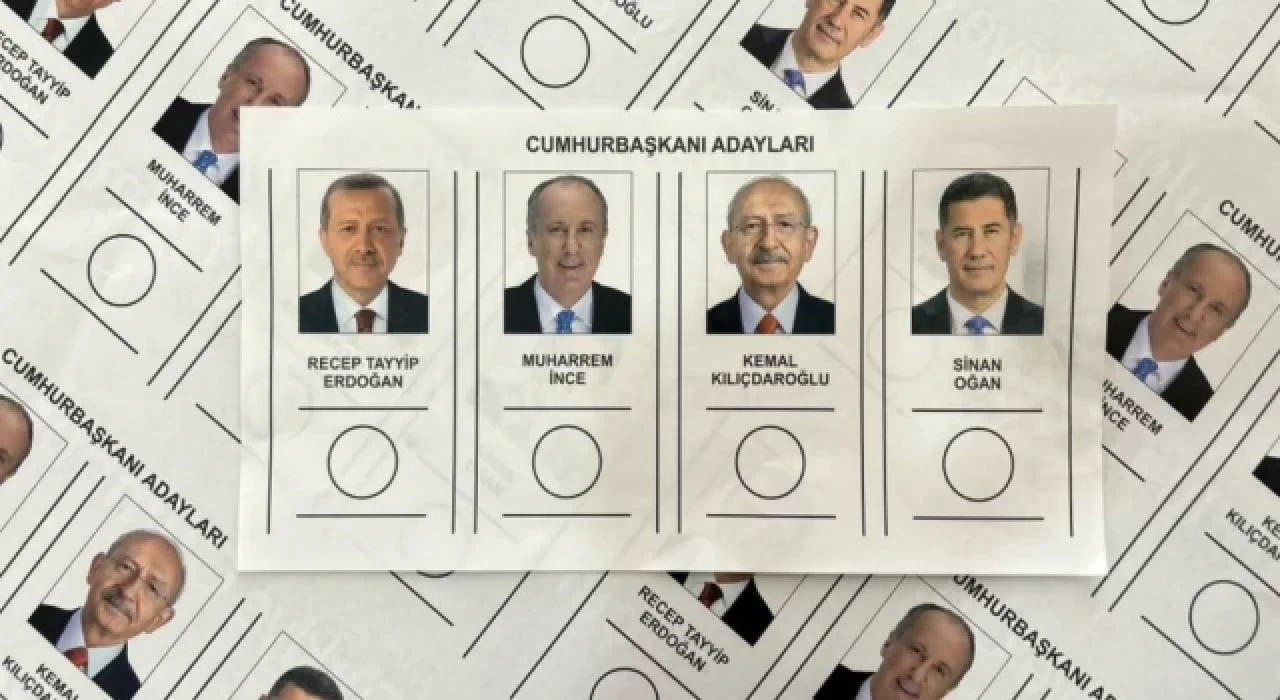 Cumhurbaşkanlığı seçimleri oy pusulası paylaşıldı