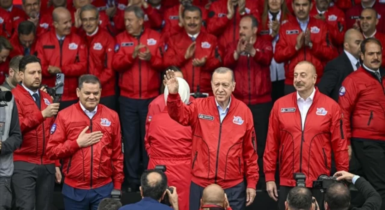 Erdoğan ve Aliyev TEKNOFEST'te