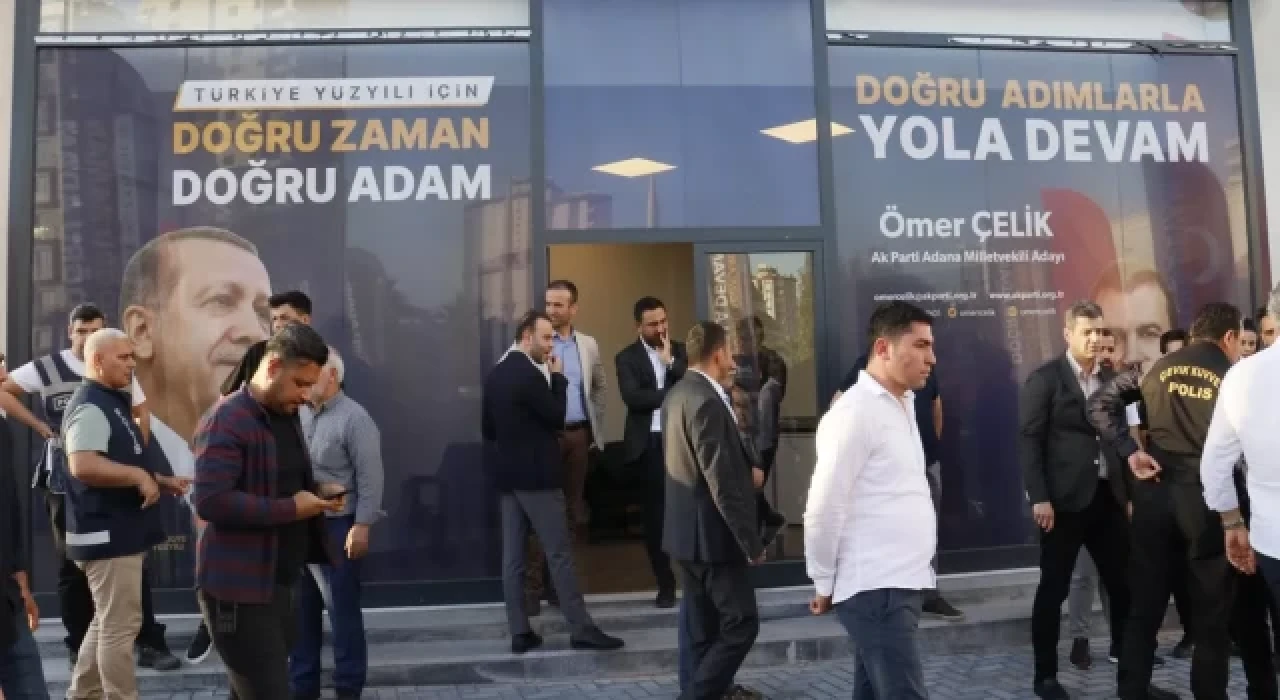 Adana’da Ak Parti Seçim bürosunda bulunan görevliye bıçaklı saldırı