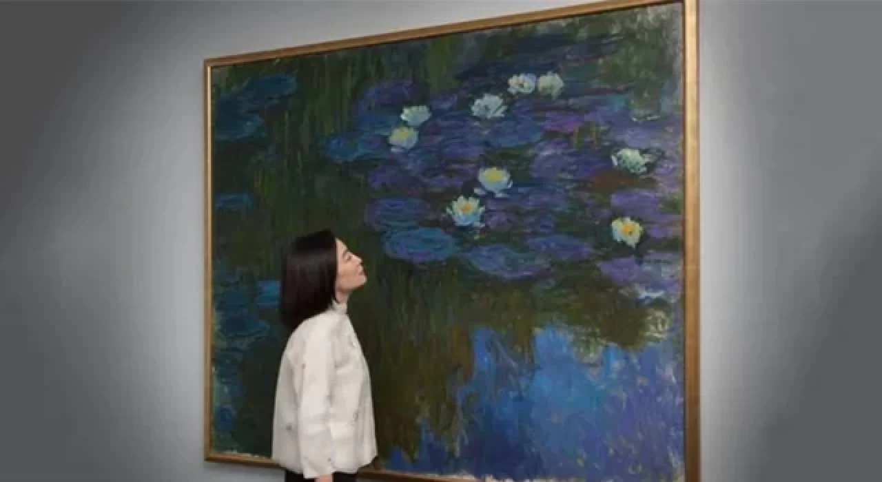 Monet’in ’Nilüferler’ tablosu ruh sağlığına ”iyi” geliyor