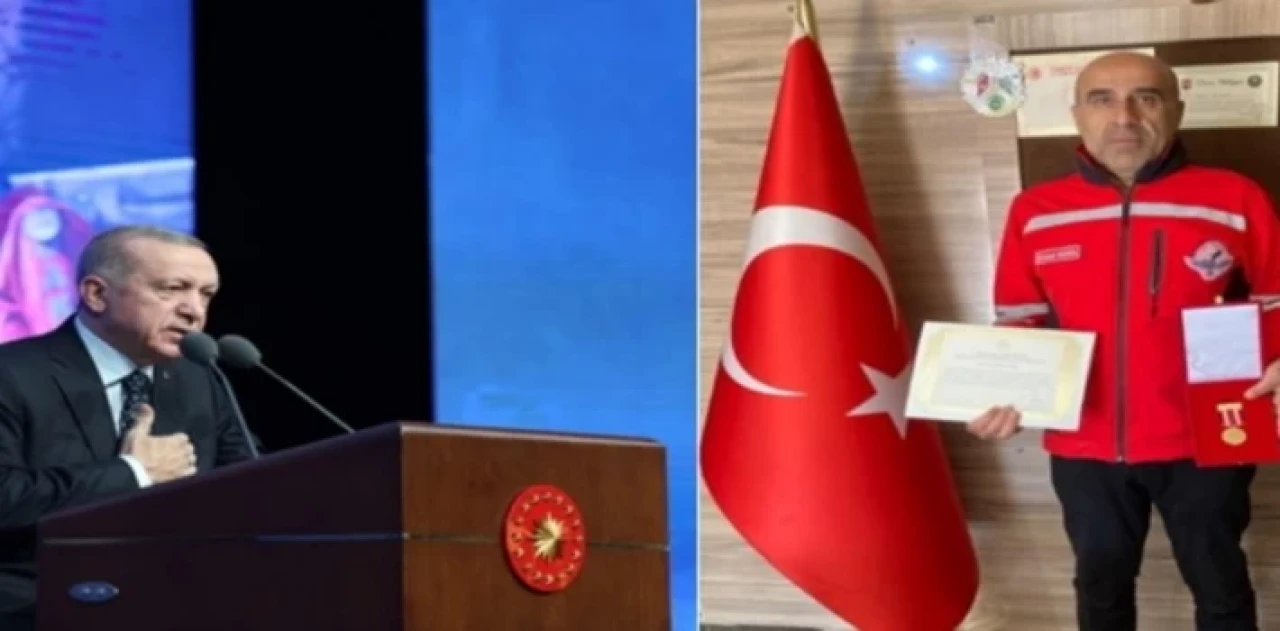 Bingöl İtfaiye Ekibi’ne Erdoğan’dan ödül