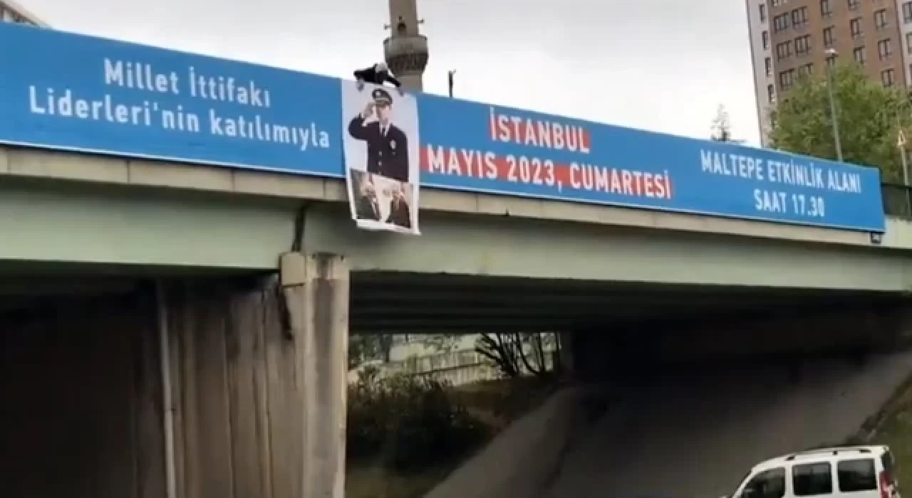 Cumhurbaşkanı Erdoğan’a, İstanbul’da Gaffar Okkan afişli Hüda Par tepkisi