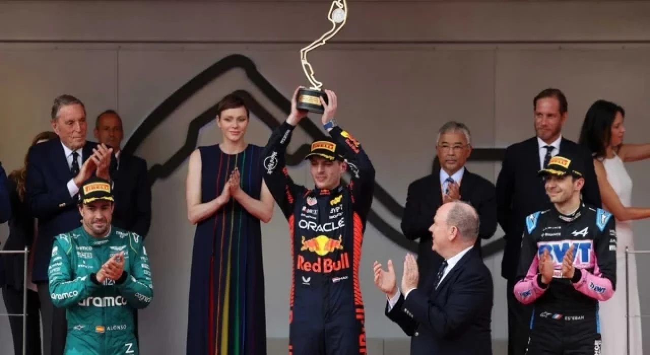 F1 Monako Grand Prix'sini Verstappen kazandı