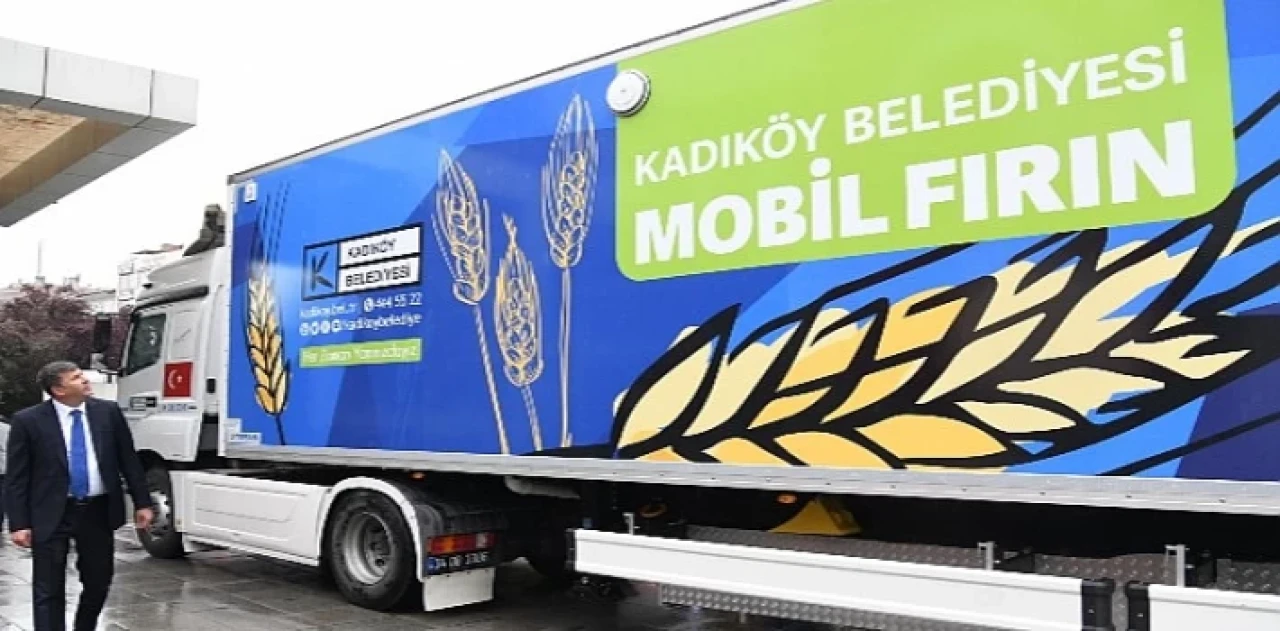 Kadıköy Belediyesi Mobil Fırınıyla Günde 35 Bin Ekmek Üretebilecek