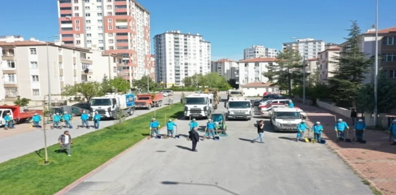 Kayseri Kocasinan’dan bahar temizliği