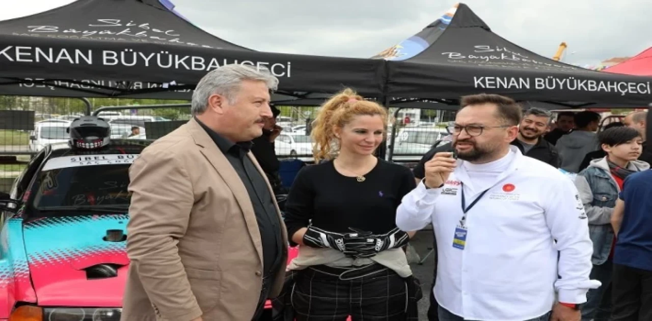 Kayseri Melikgazi’de Togg’lu slalom yarışı