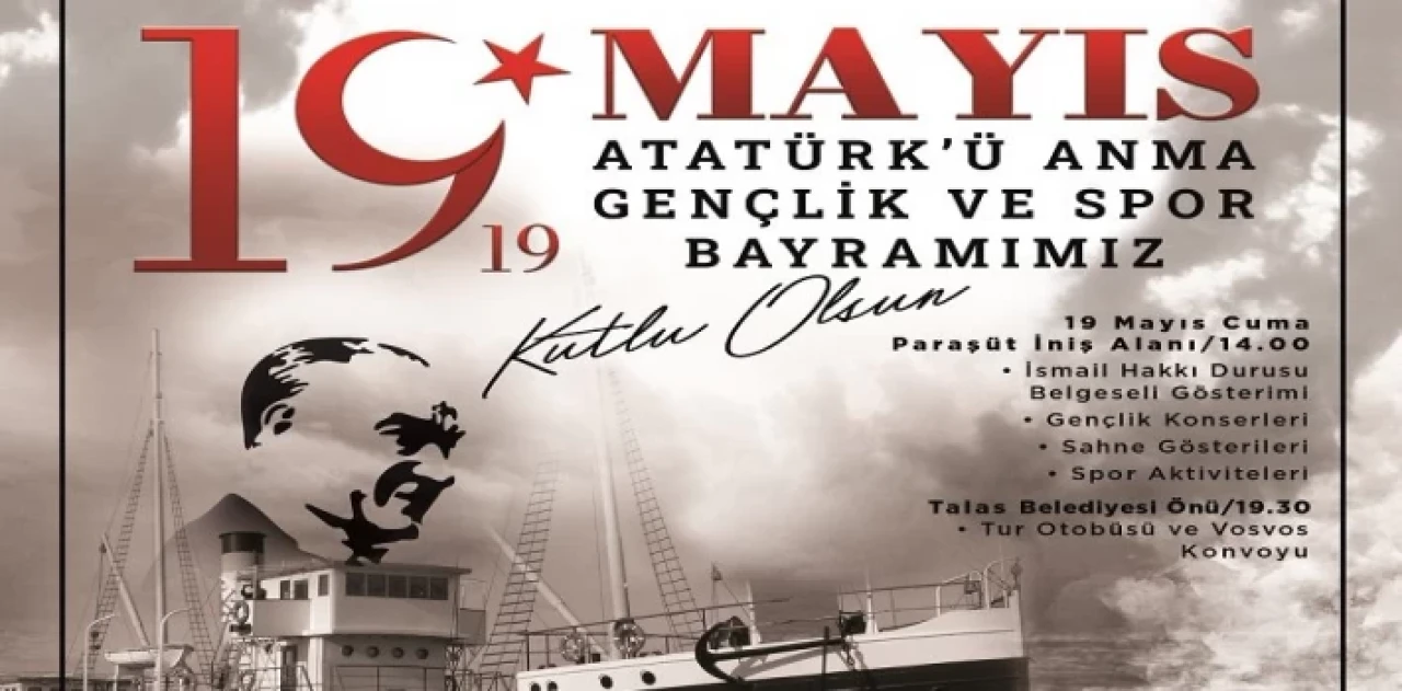 Kayseri Talas’tan 19 Mayıs hazırlığı