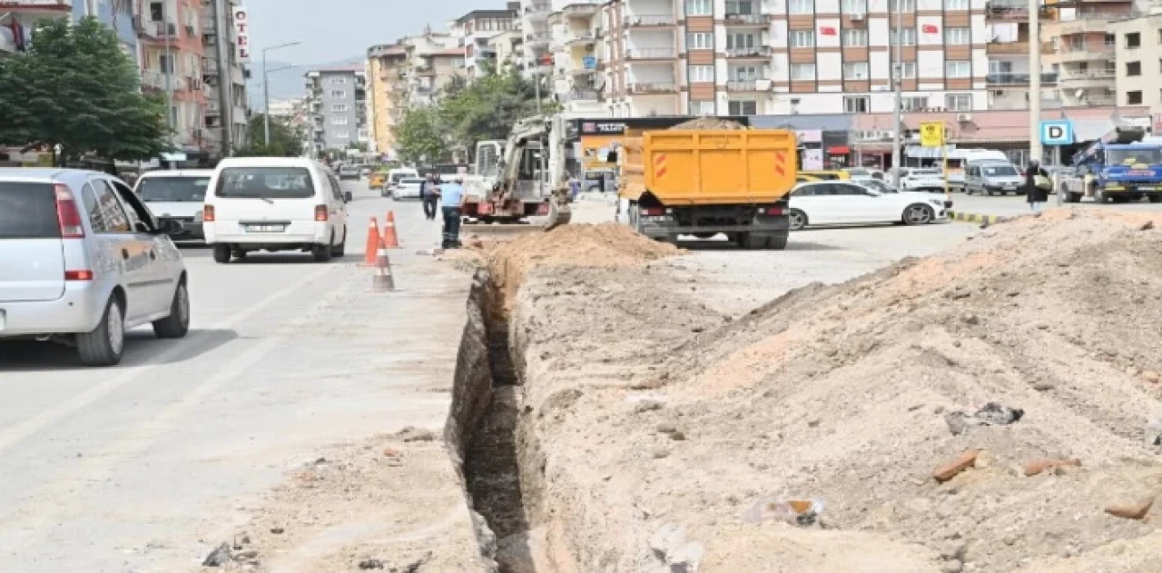 Manisa’da altyapı çalışmaları sürüyor