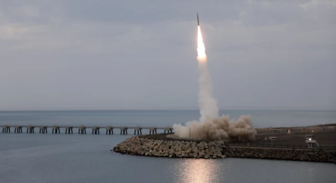 Tayfun füzesinin yeni test atışı Rize'de yapıldı