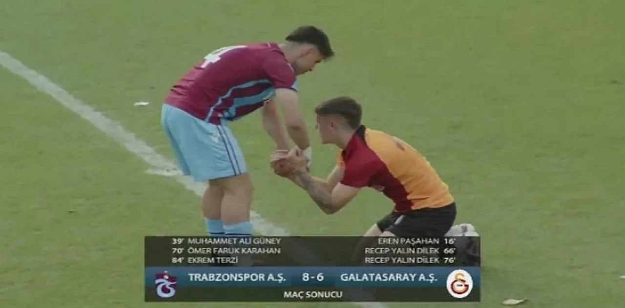 U17 Elit Ligi 3.lük Maçında Trabzonspor - Galatasaray ile Karşı Karşıya geldi