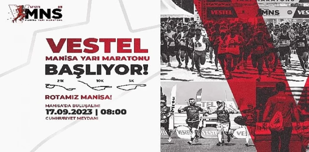 2. Uluslararası Vestel Manisa Yarı Maratonu için geri sayım başladı