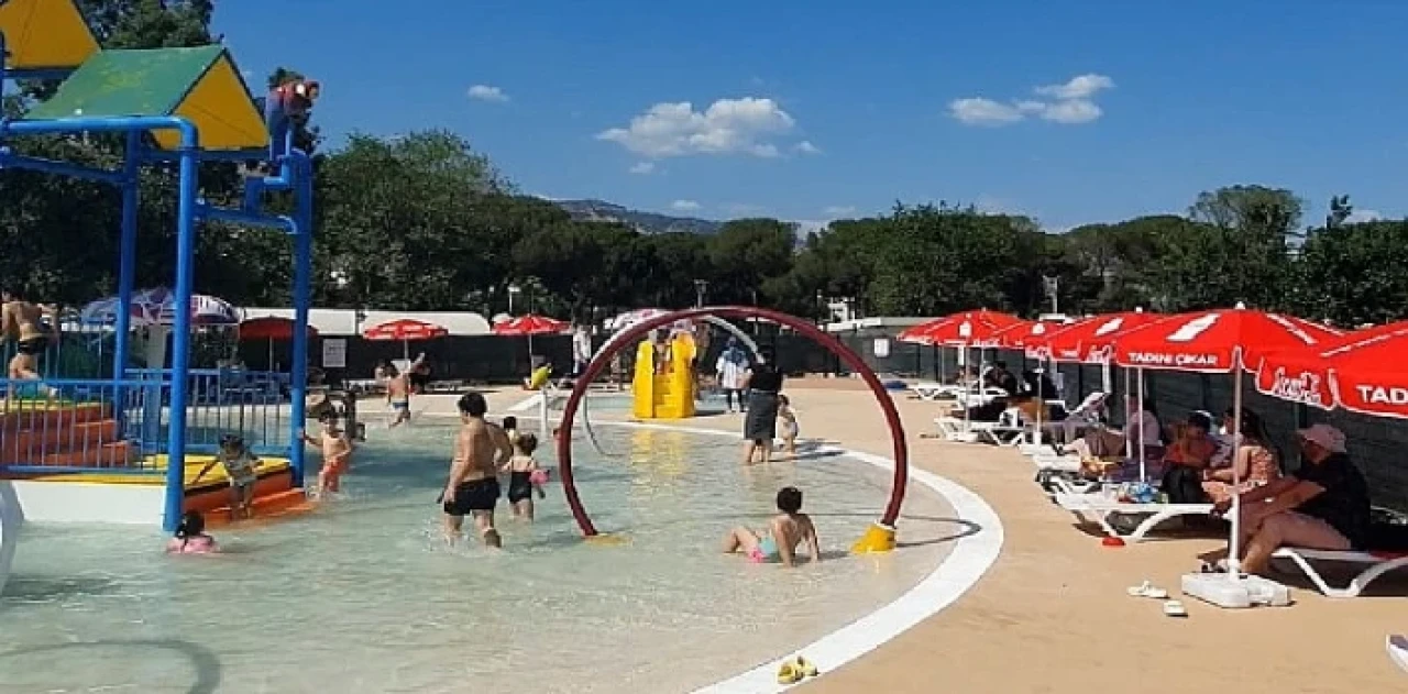 Aydın Tekstil Park çocuklara Aquapark’ıyla da eğlence sunuyor