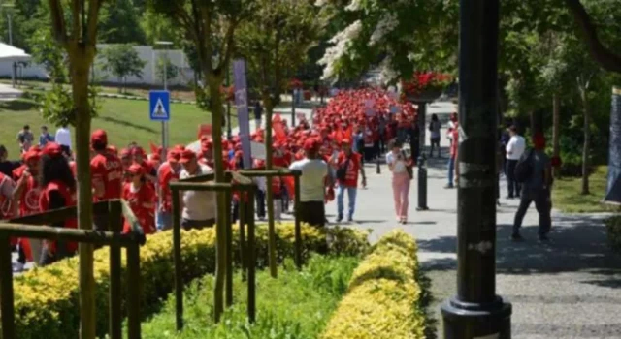 İTÜ işçilerinden kampüste eylem