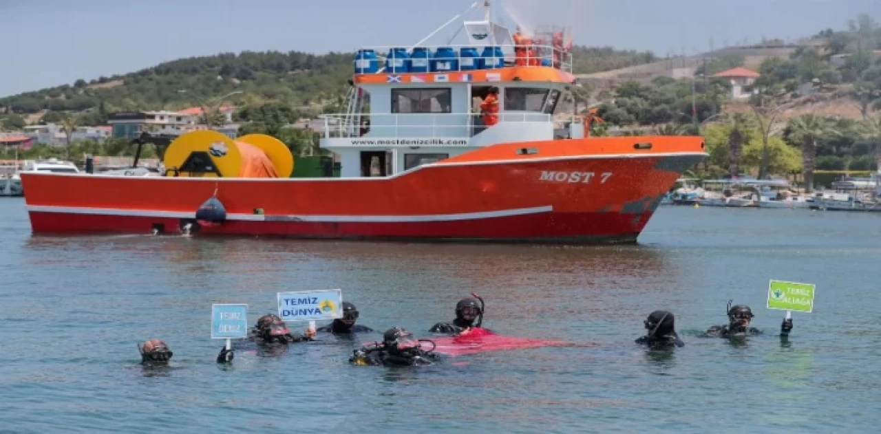 İzmir Aliağa’da ’deniz’den farkındalık