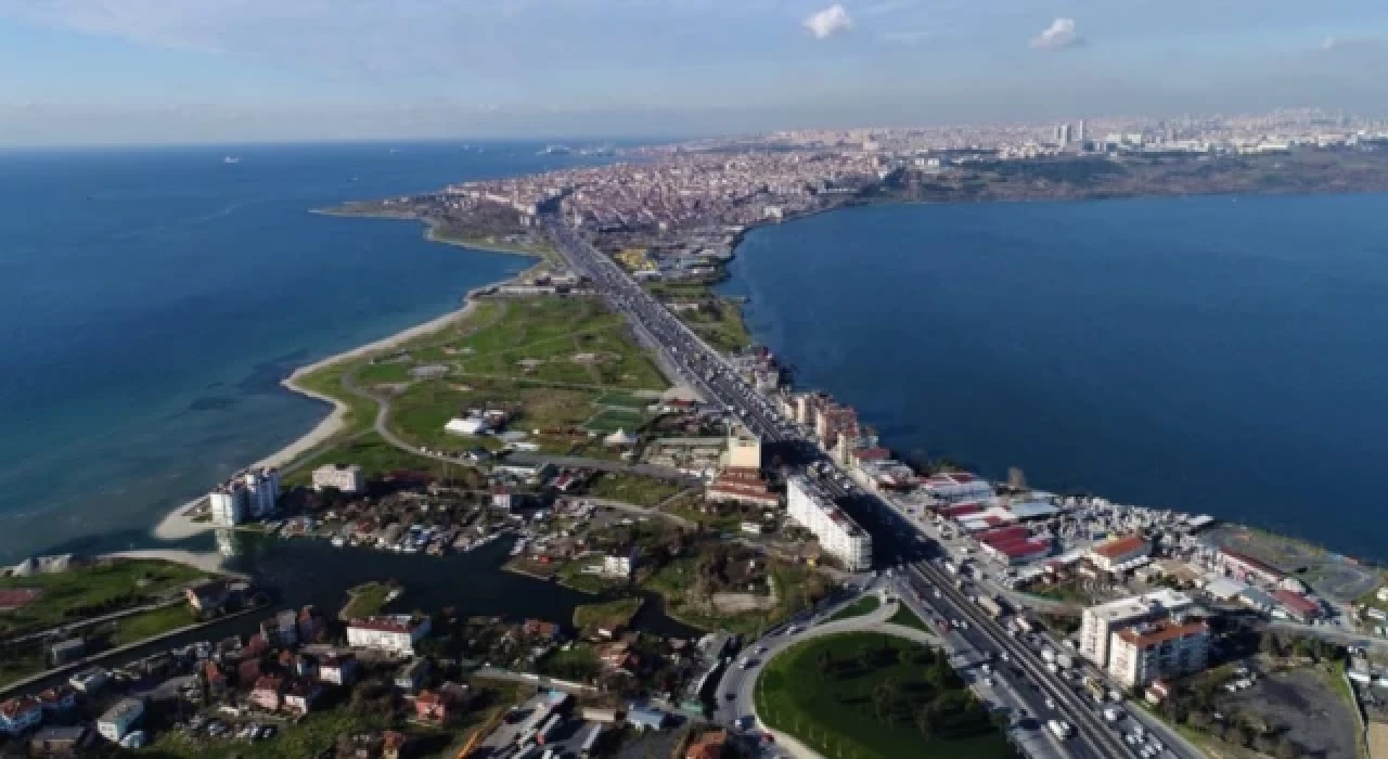 Kanal İstanbul manzaralı inşaatlar başlıyor