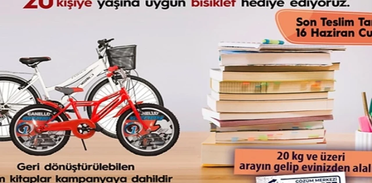 Kitaplar İnegöl Belediyesi İle Bisiklete Dönüşüyor