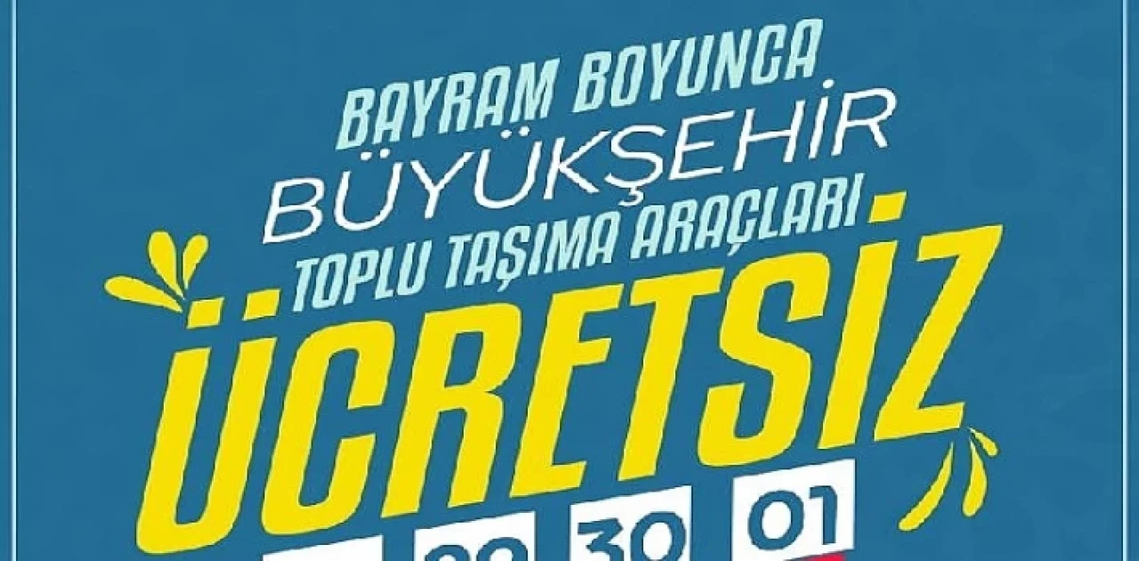 Kocaeli’de Bayramda 4 gün boyunca ücretsiz ulaşım