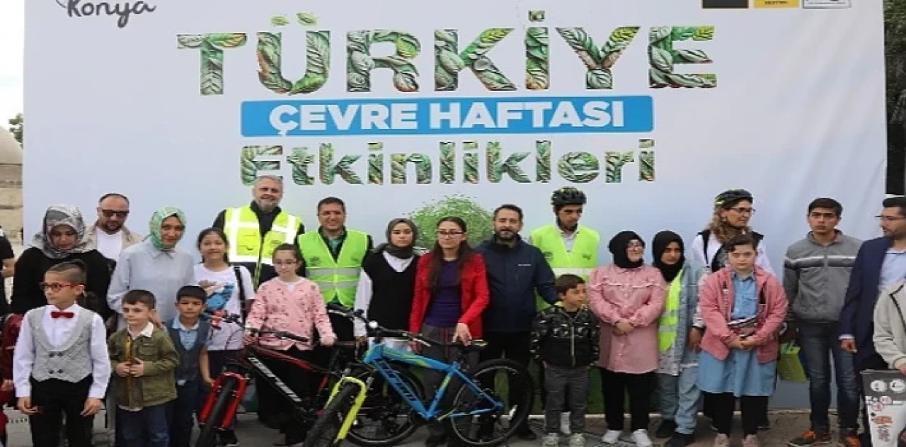 Konya Büyükşehir Çevre Haftası ve Dünya Bisiklet Günü Etkinliği Düzenledi