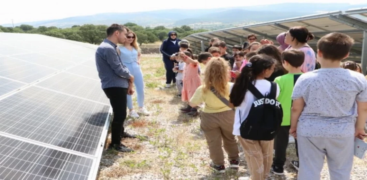 Manisa’da öğrencilere yerinde ’enerji’ dersi