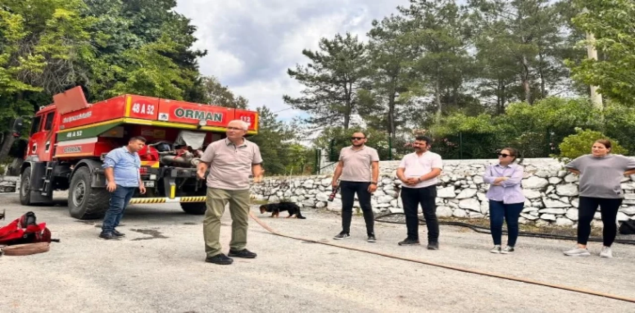 Milas’ın gönüllülerini ’Ateş Savaşçıları’ eğitti