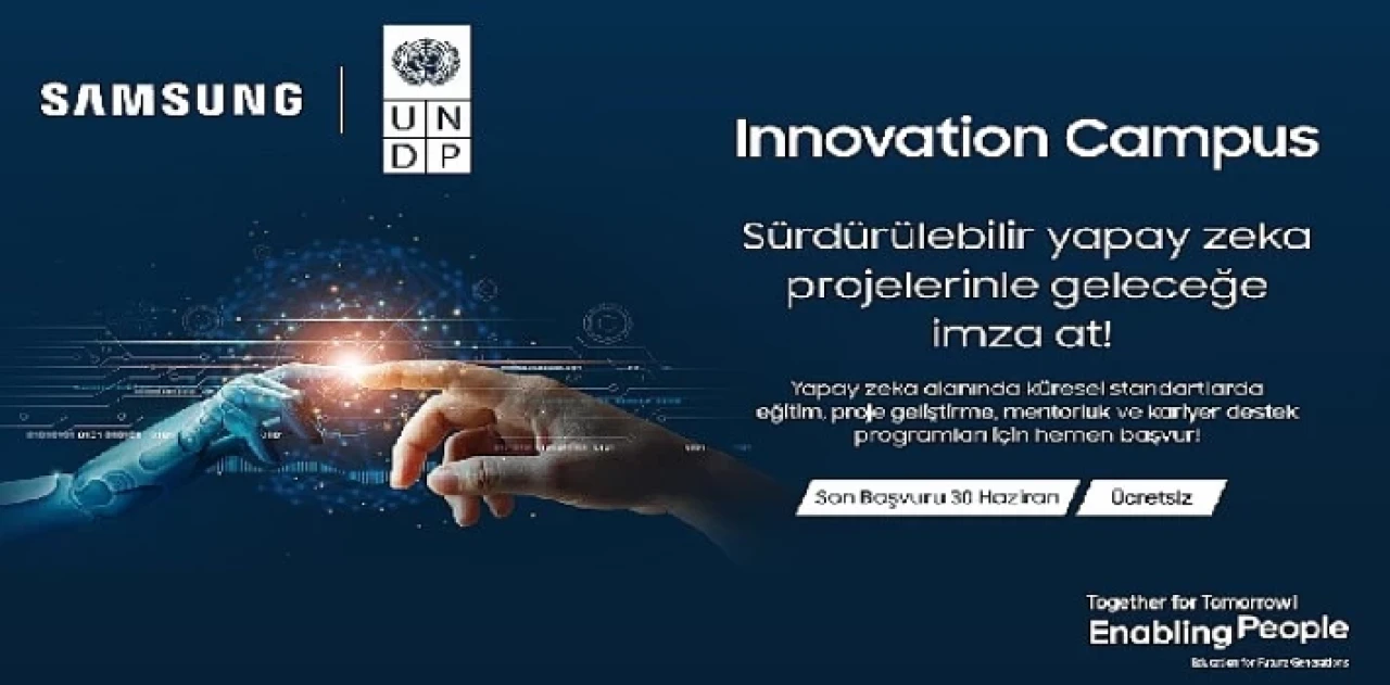 Samsung ve UNDP gençleri Innovation Campus’te eğitime çağırıyor