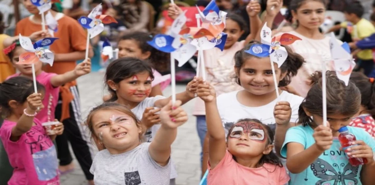 Adıyaman Konteynır Kent’teki çocuklara ILO morali