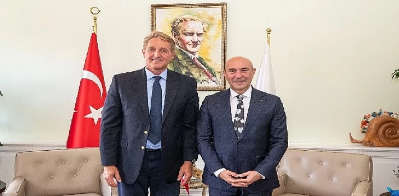 Başkan Soyer ABD Büyükelçisi Jeffry Flake’i ağırladı