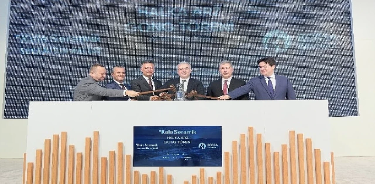 Borsa İstanbul’da gong Kaleseramik için çaldı