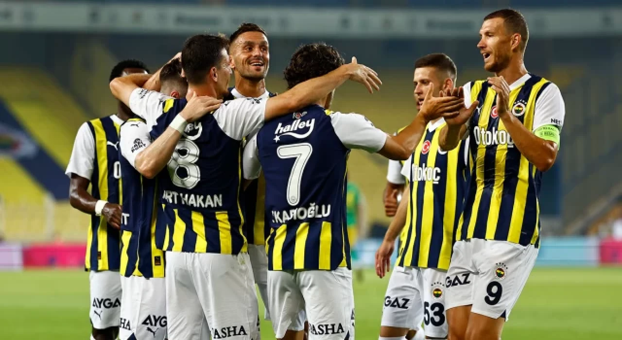 Fenerbahçe, Avrupa'ya bol golle merhaba dedi: 5-0