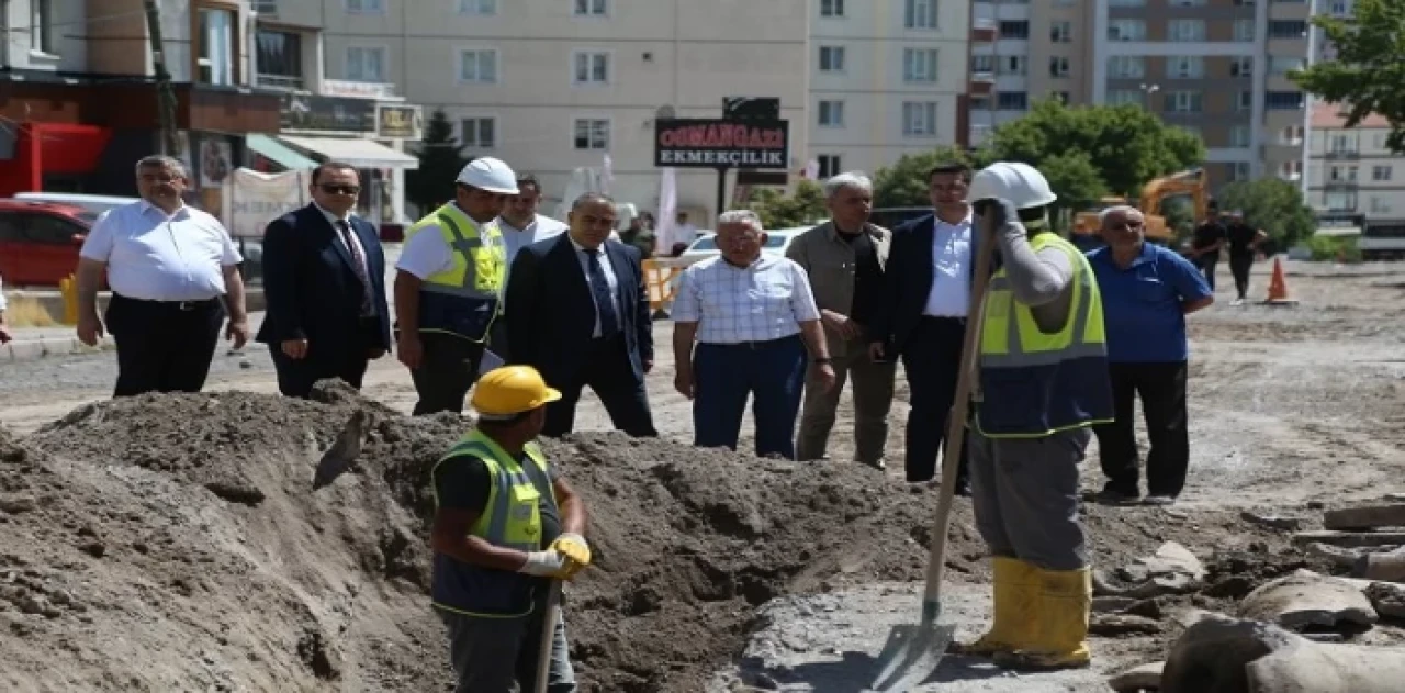 KASKİ’den Melikgazi’de altyapı çalışması